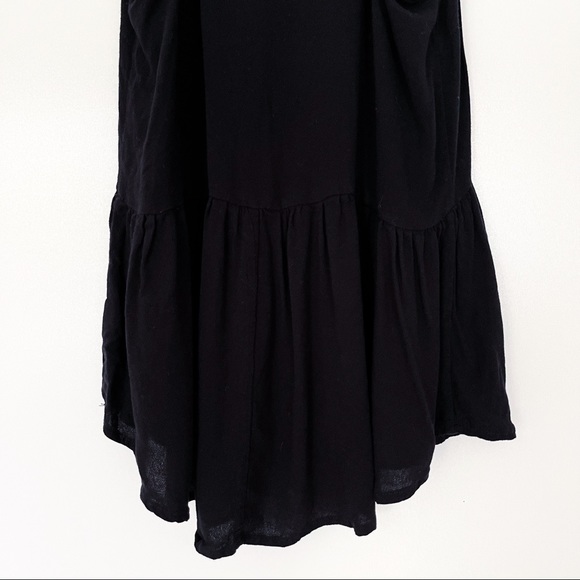 PacSun LA Hearts Black Ruffle Lace Up Cami Tank XS - Picture 10 of 15